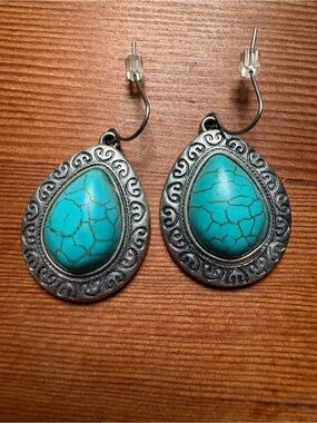 Silver & Turquiose Earrings